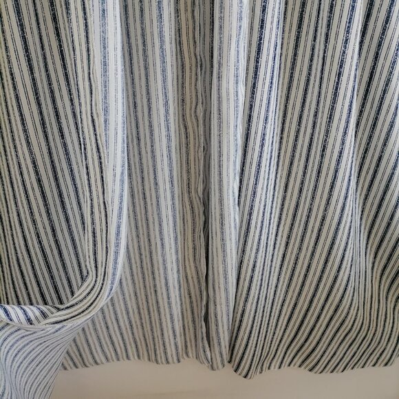 Ramisou Womens Gray Open Front Lace Detailing Striped Cover Up Dress Size M/L - Picture 4 of 7